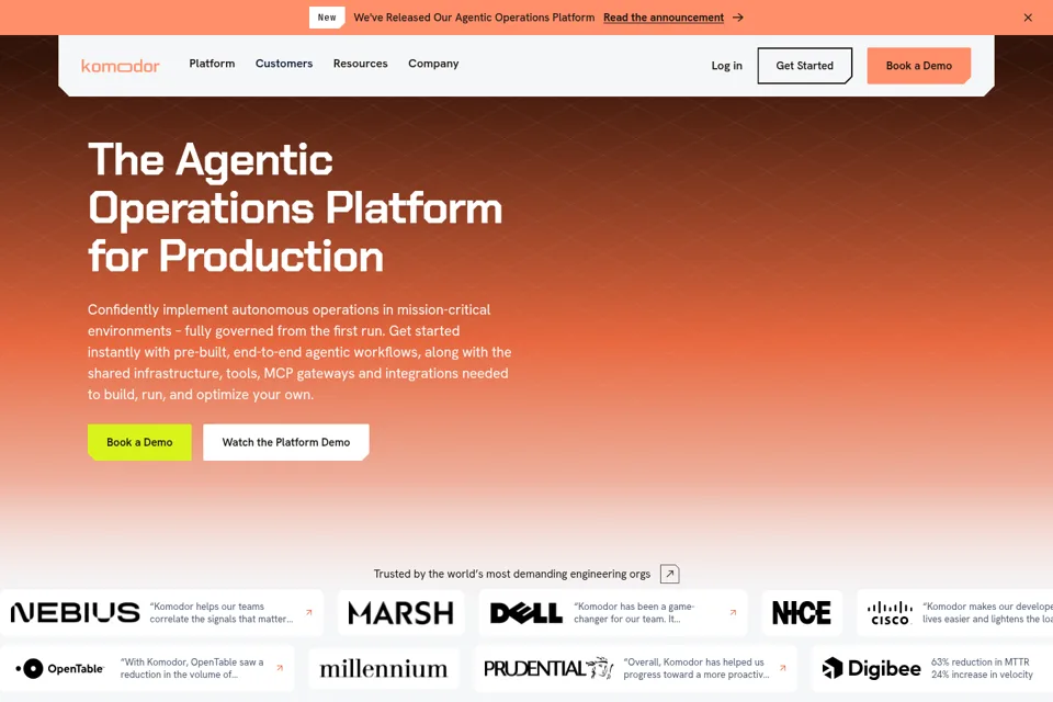 Landing page preview