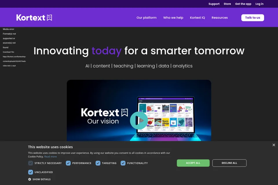 Landing page preview