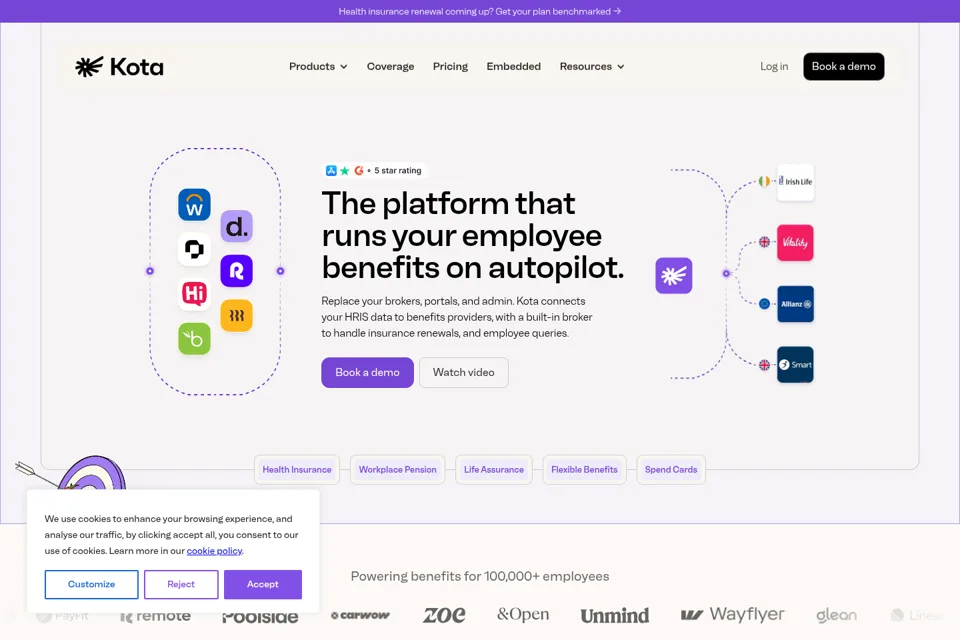 Landing page preview