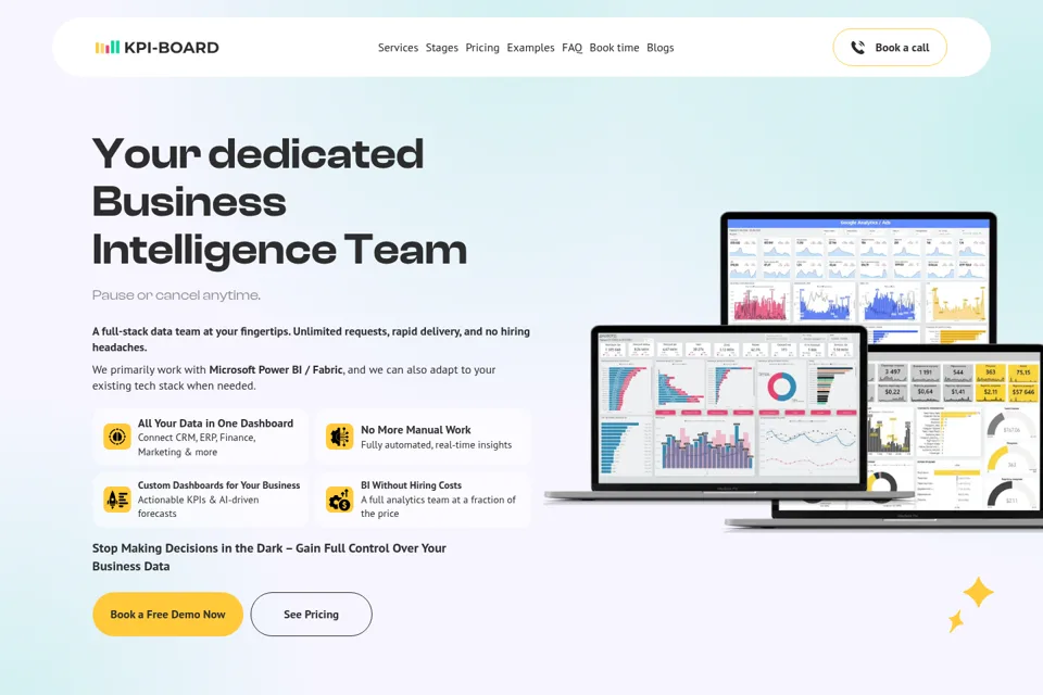 Landing page preview