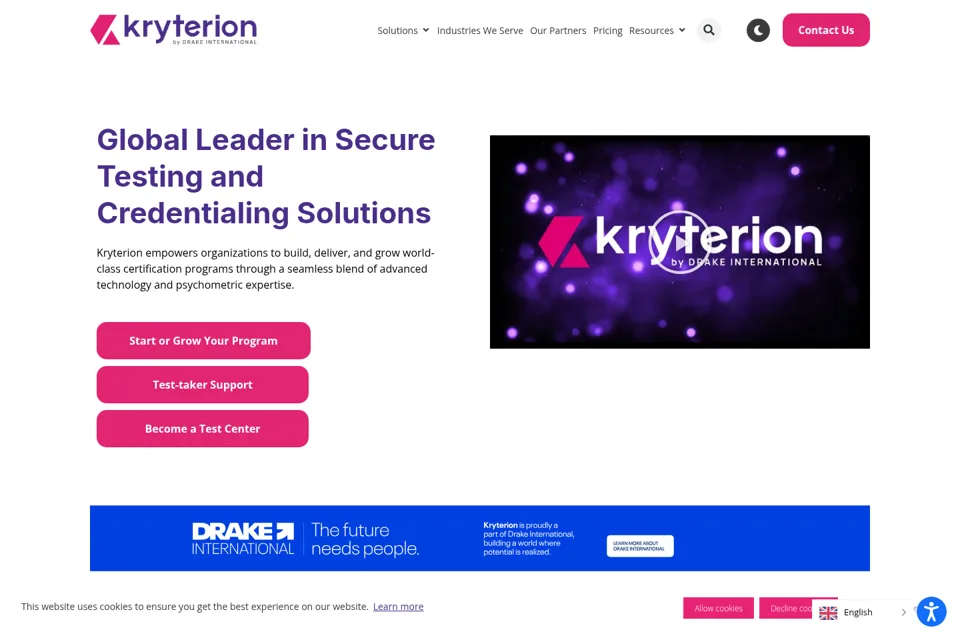 Landing page preview