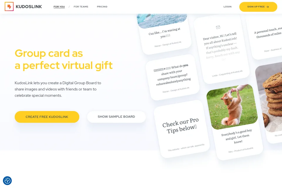 Landing page preview