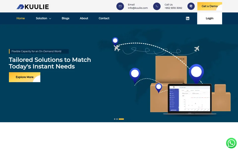 Landing page preview