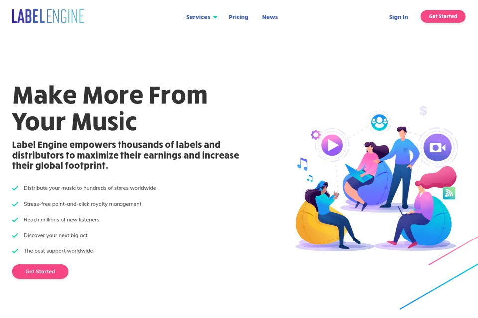 Landing page preview