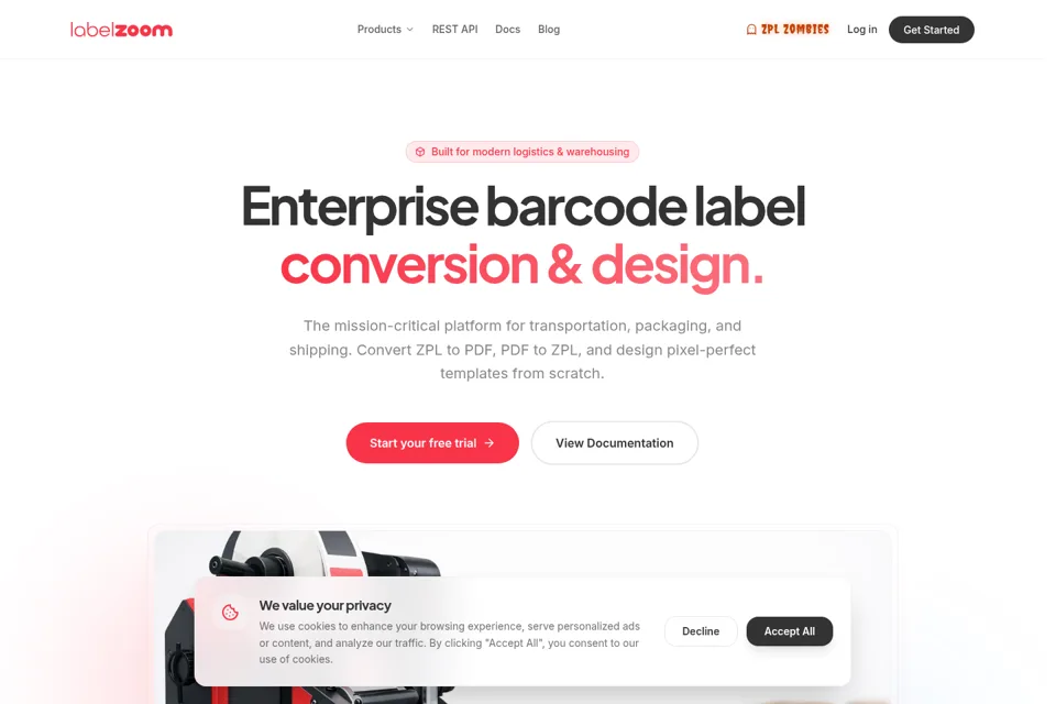 Landing page preview