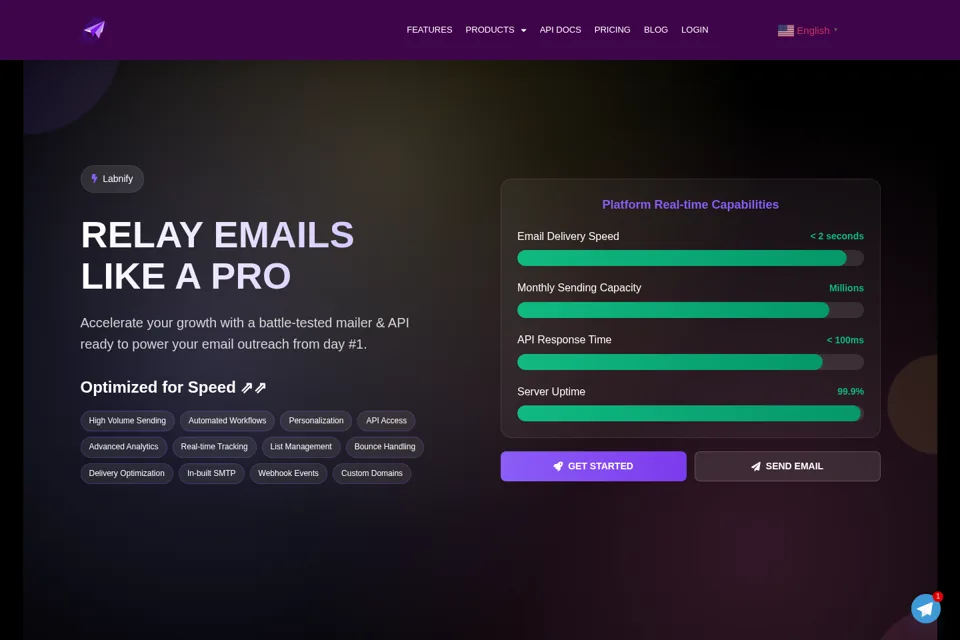 Landing page preview