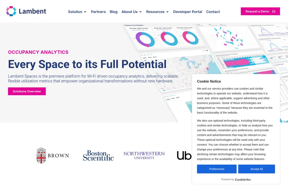 Landing page preview