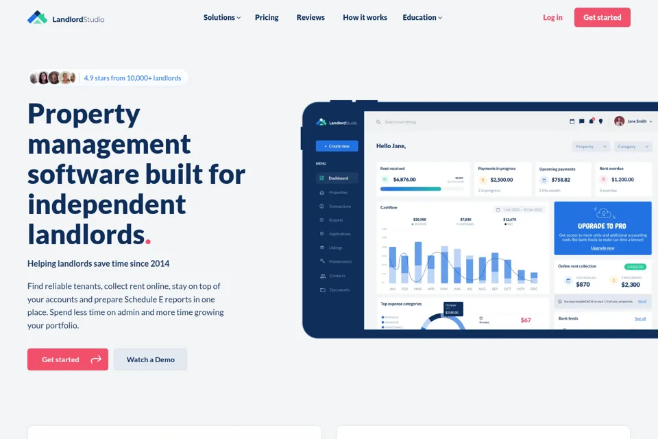 Landing page preview