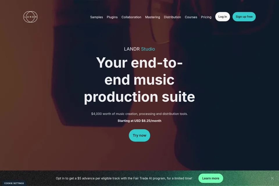 Landing page preview