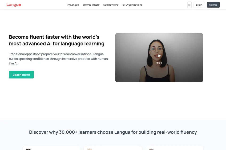 Landing page preview