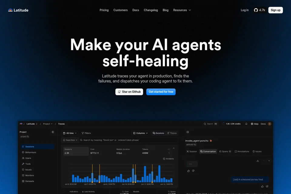 Landing page preview