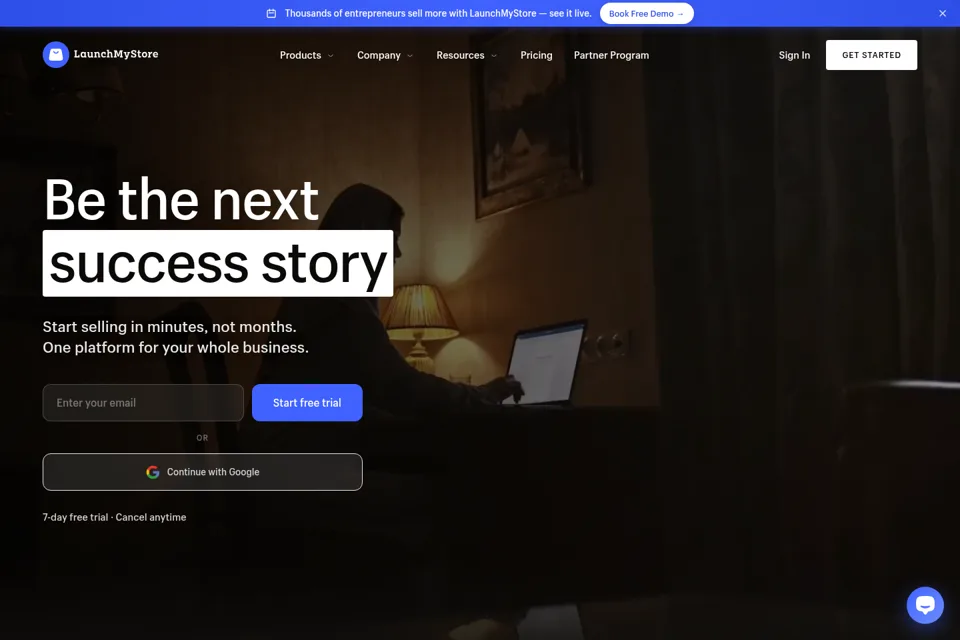 Landing page preview