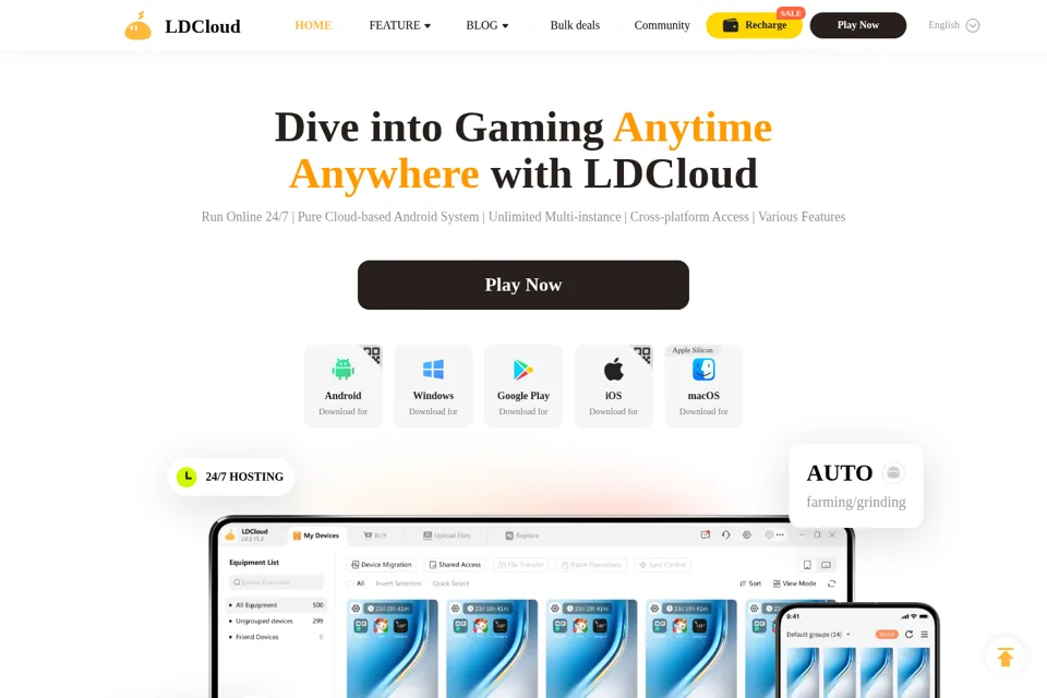 Landing page preview