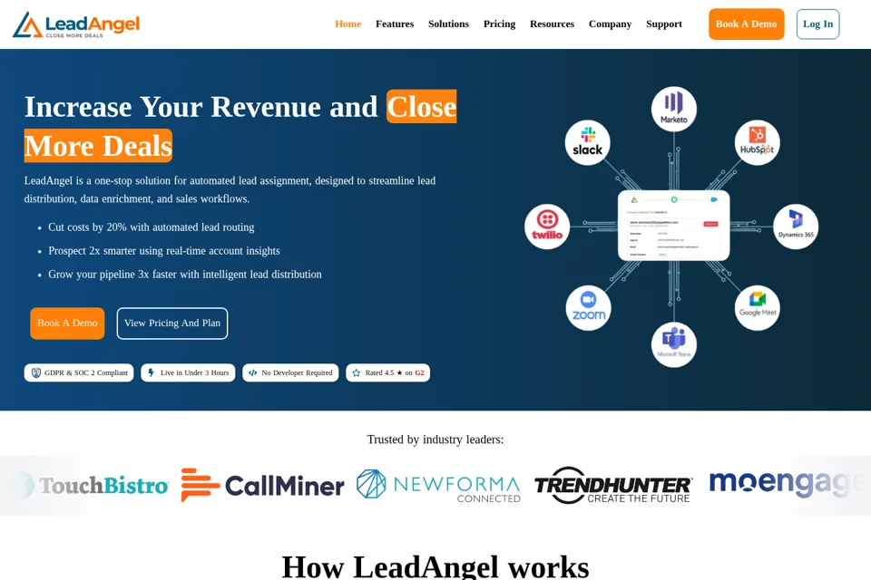 Landing page preview