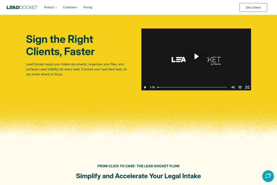 Landing page preview