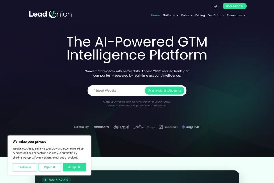 Landing page preview
