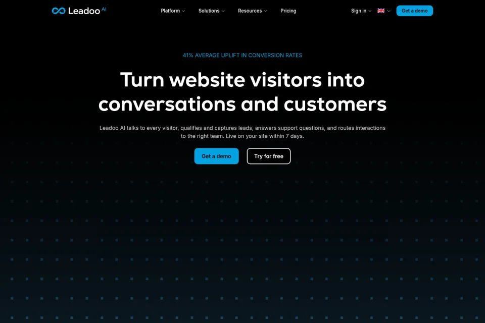Landing page preview