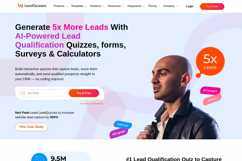 Landing page preview