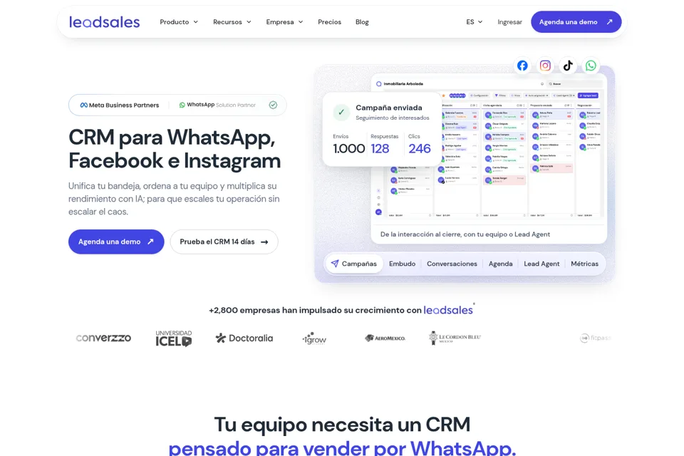 Landing page preview