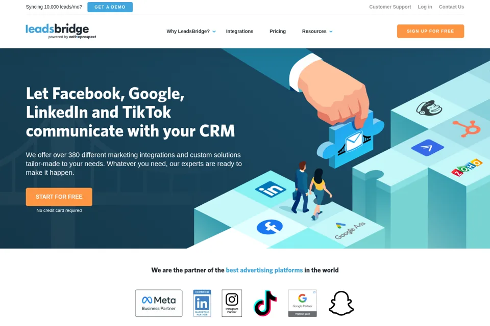 Landing page preview