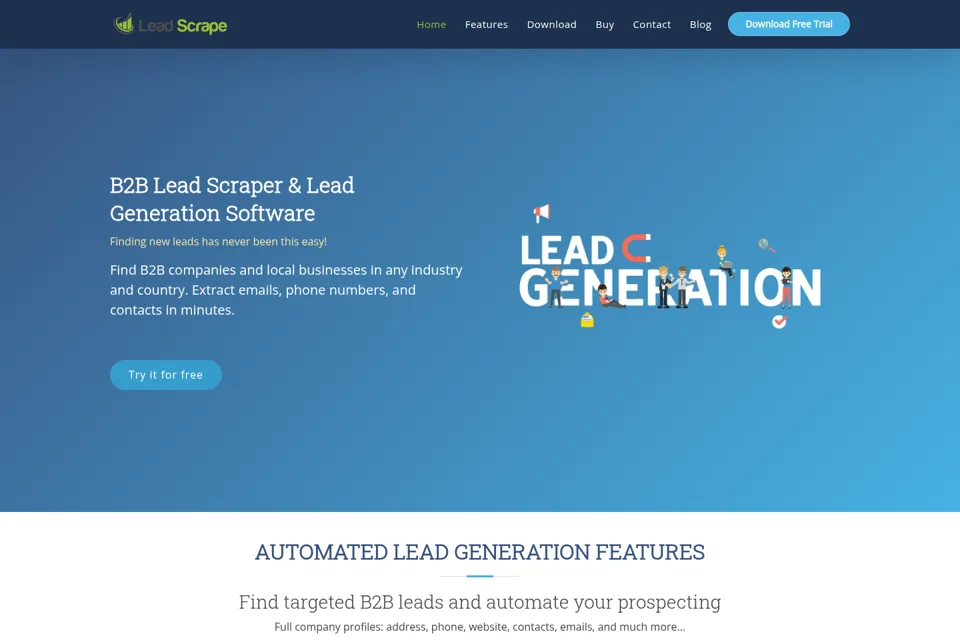 Landing page preview