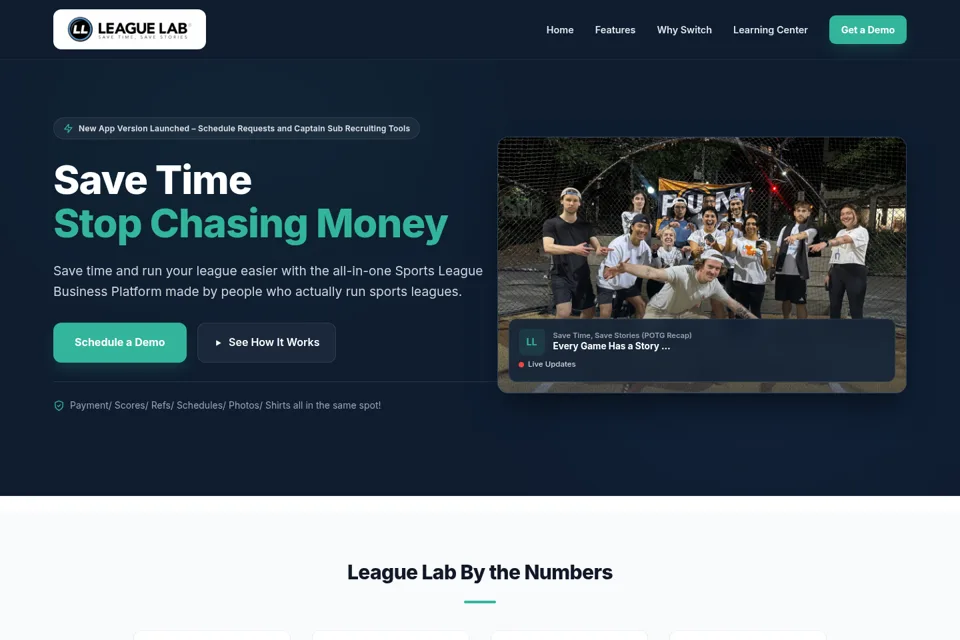 Landing page preview