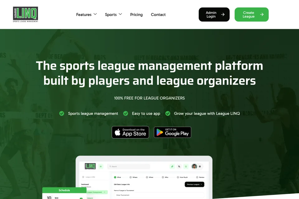 Landing page preview