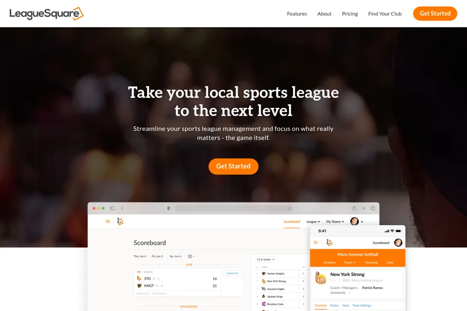 Landing page preview
