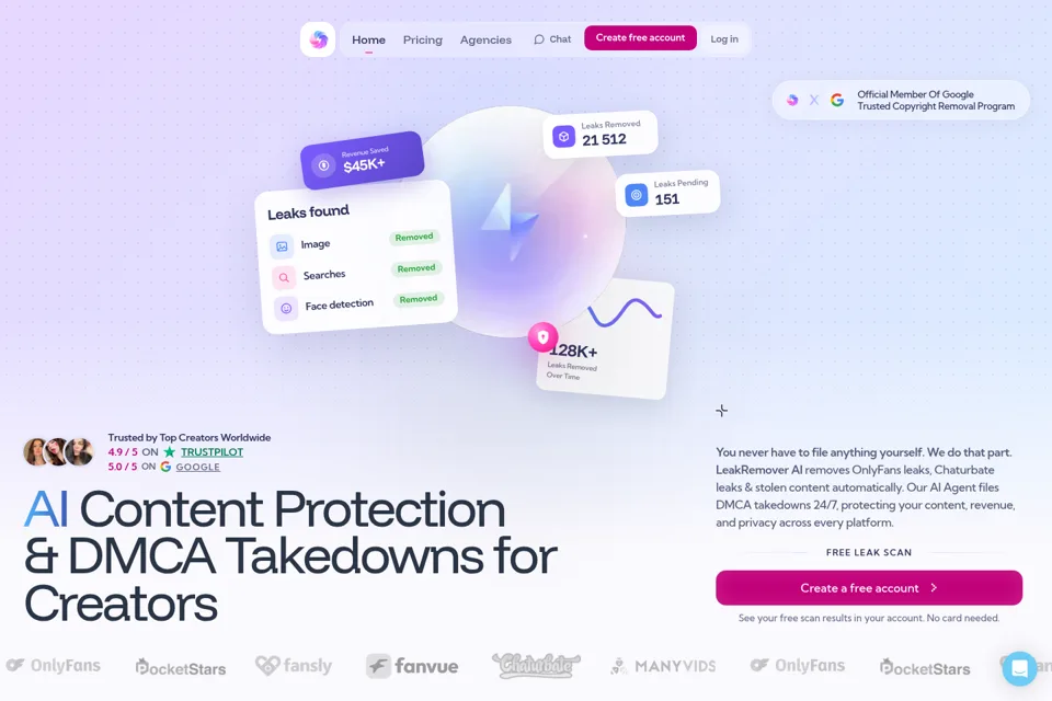 Landing page preview