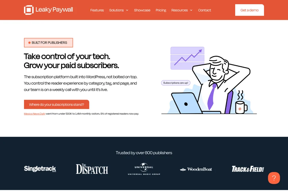 Landing page preview