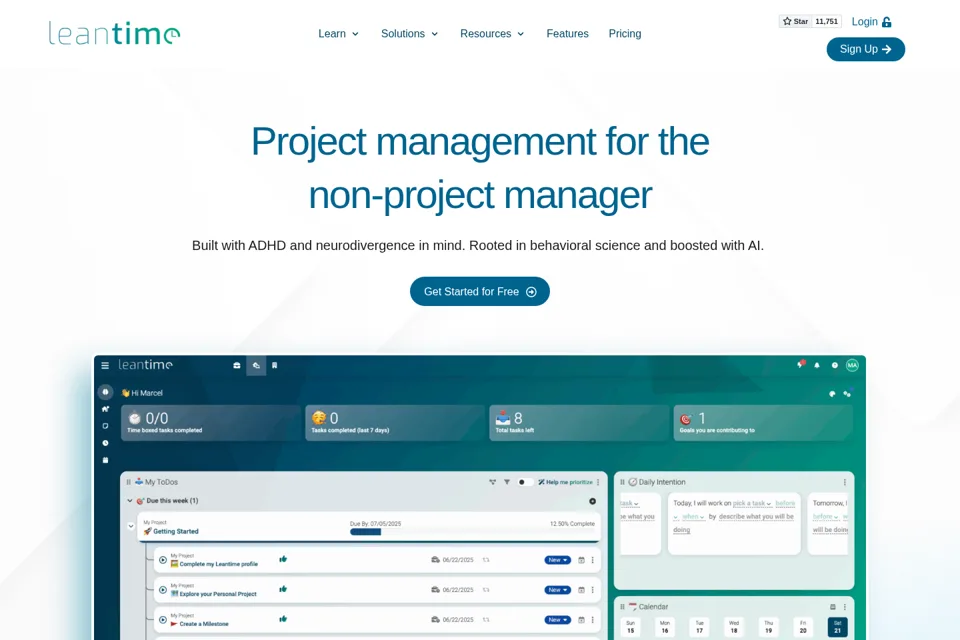 Landing page preview