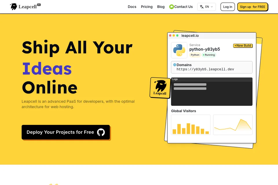 Landing page preview
