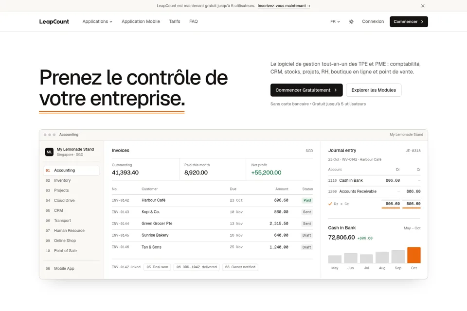Landing page preview