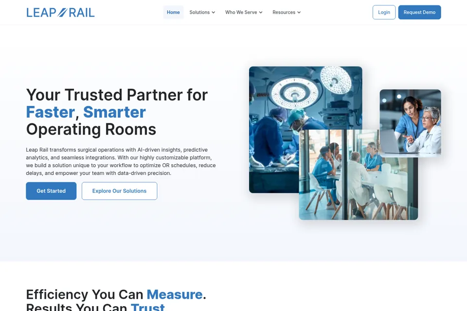 Landing page preview