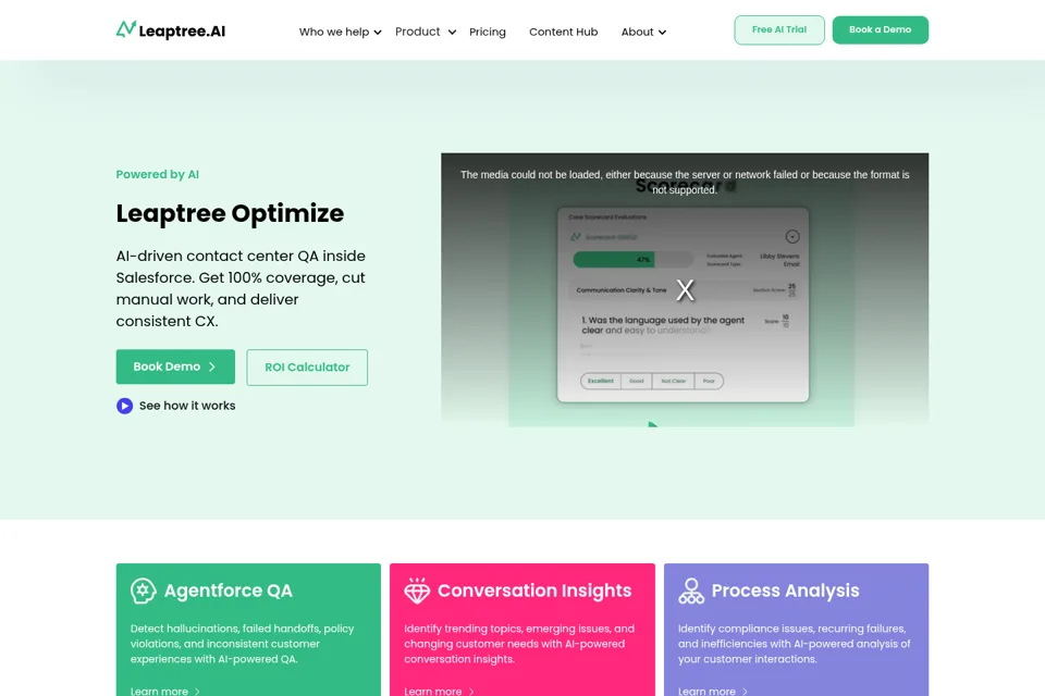 Landing page preview