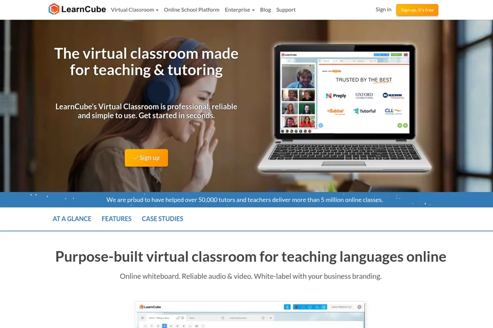 Landing page preview