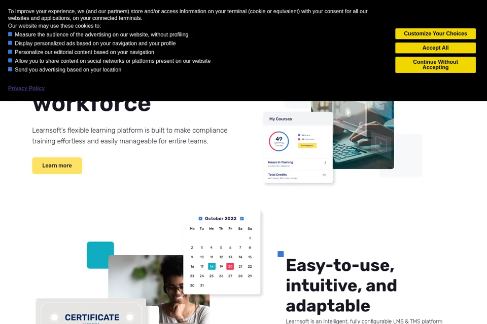 Landing page preview