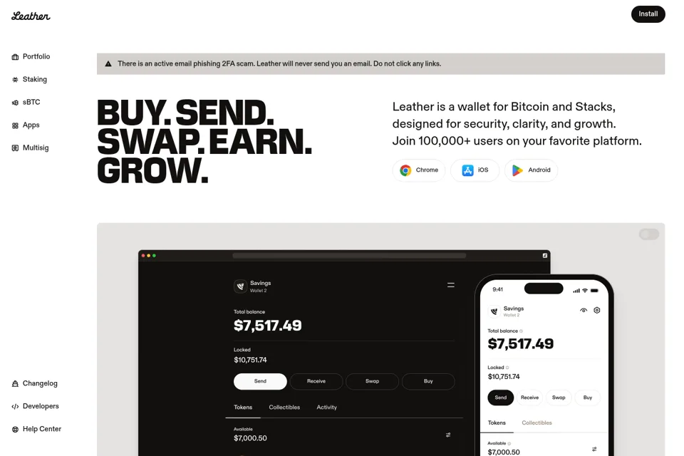 Landing page preview