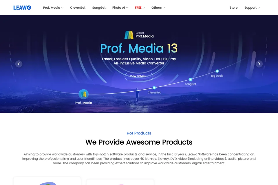 Landing page preview