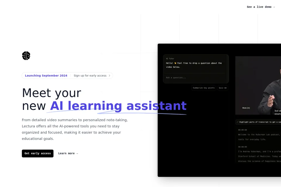 Landing page preview