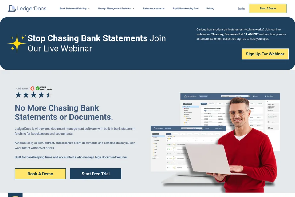 Landing page preview