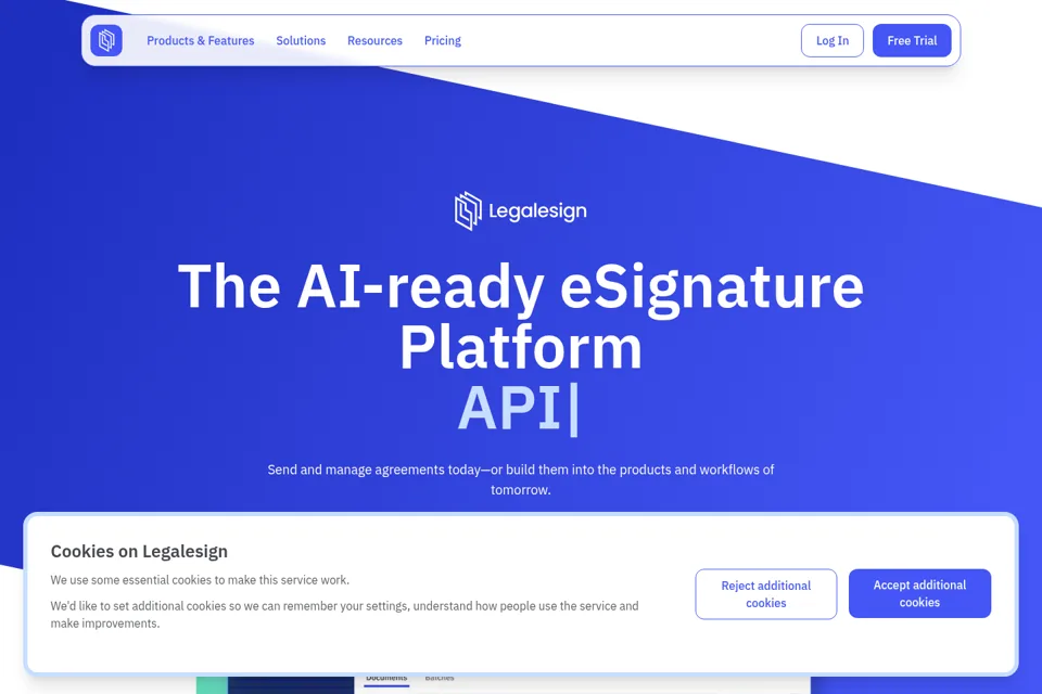 Landing page preview