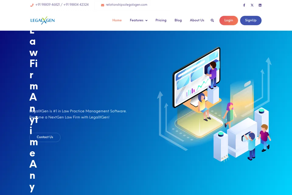 Landing page preview