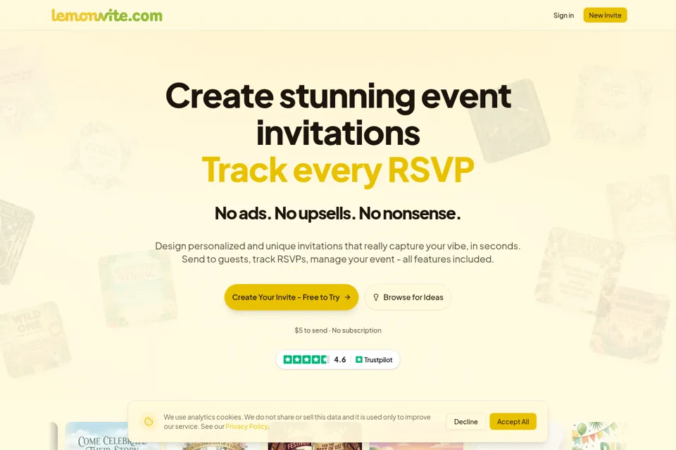 Landing page preview