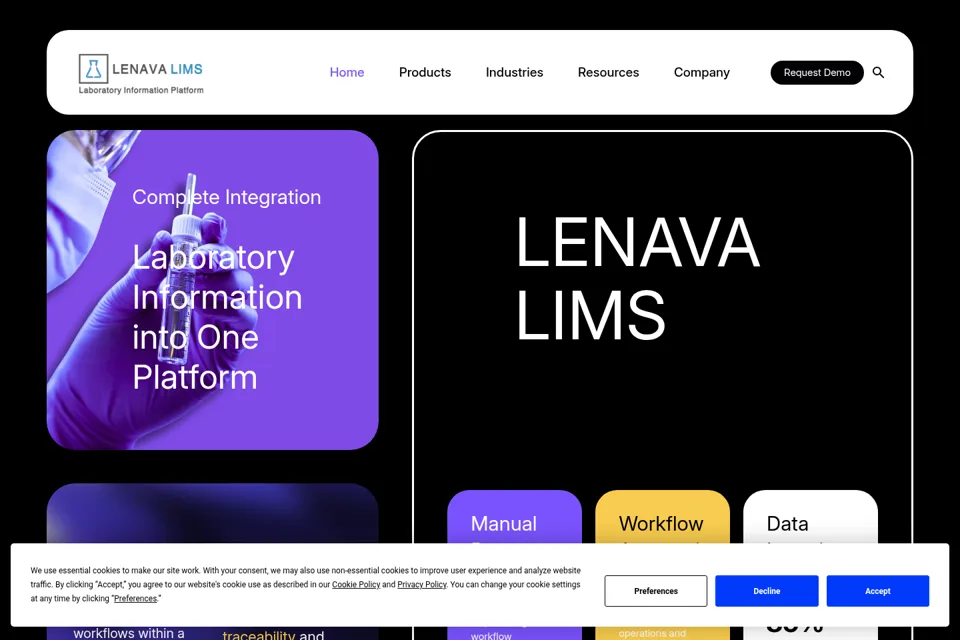 Landing page preview