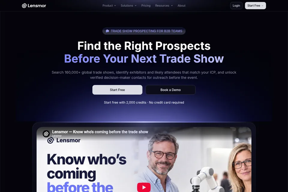 Landing page preview