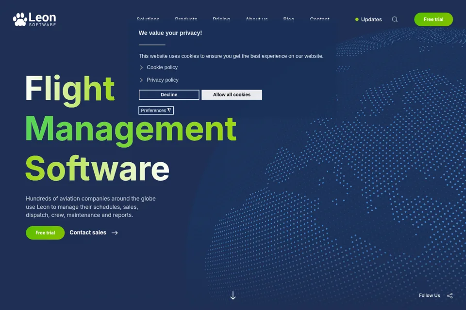 Landing page preview