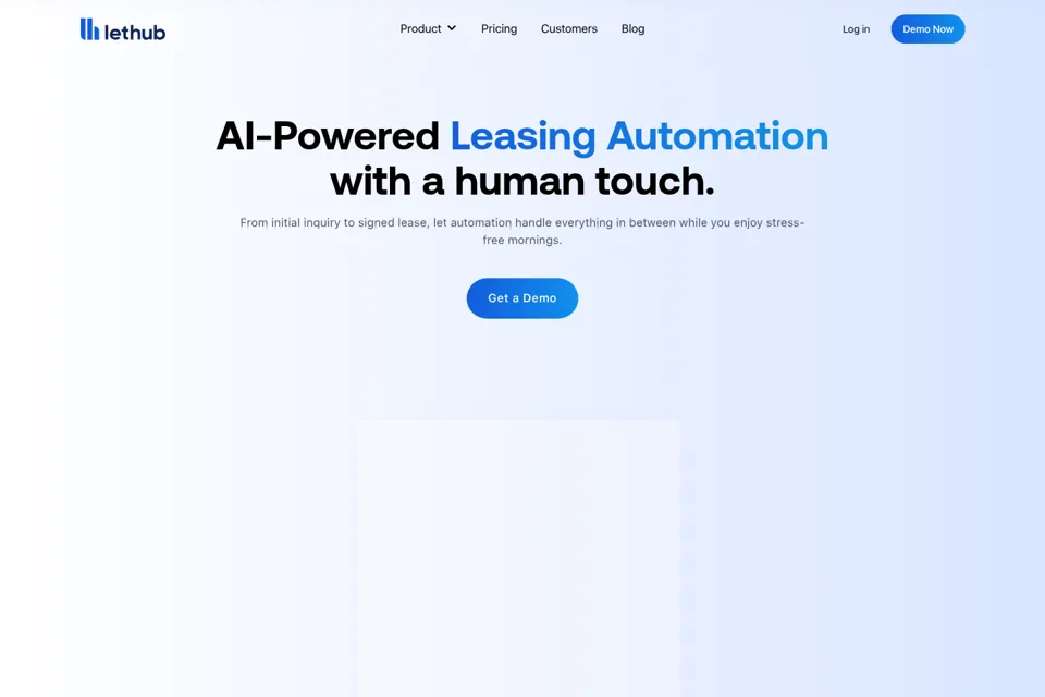 Landing page preview