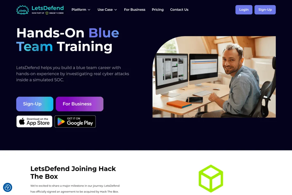 Landing page preview