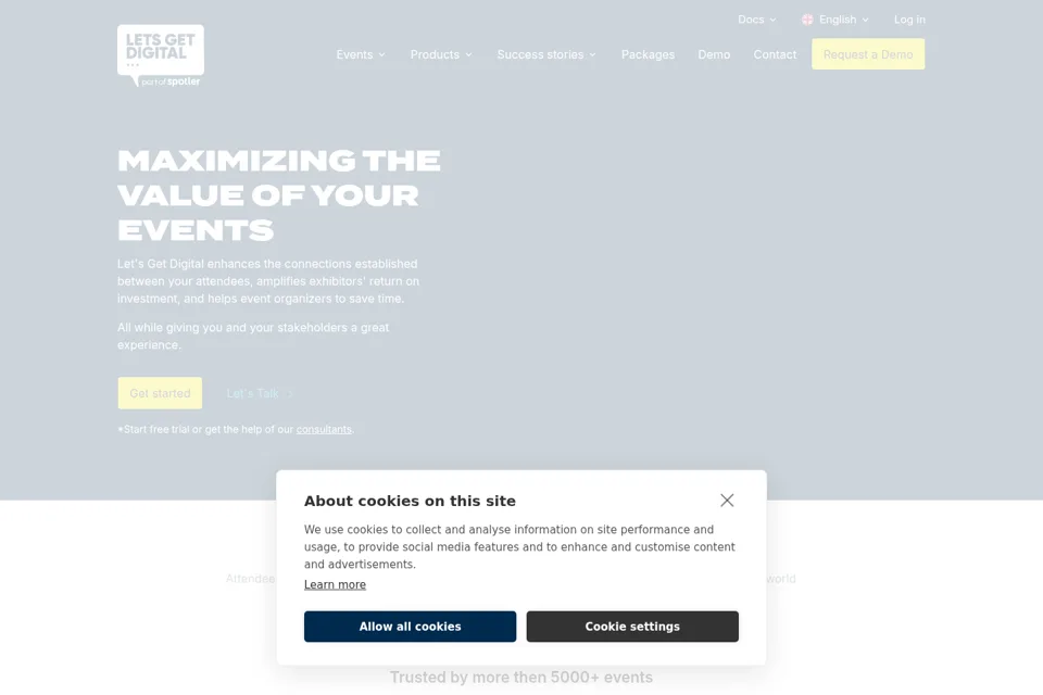 Landing page preview